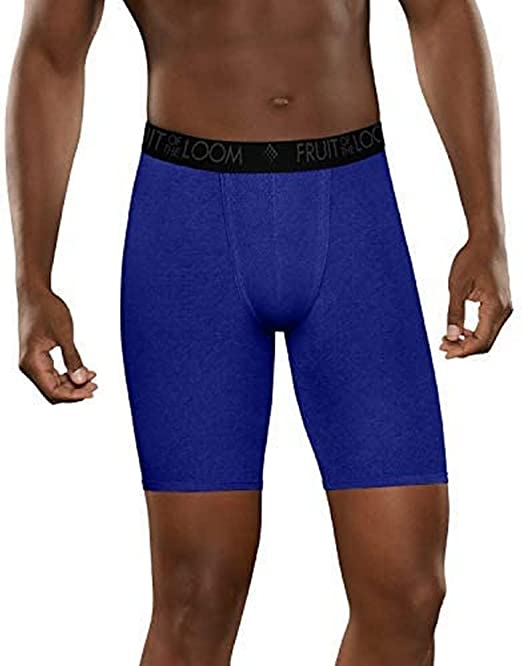 Photo 1 of Fruit of the Loom Men's Breathable Boxer Briefs - LARGE -