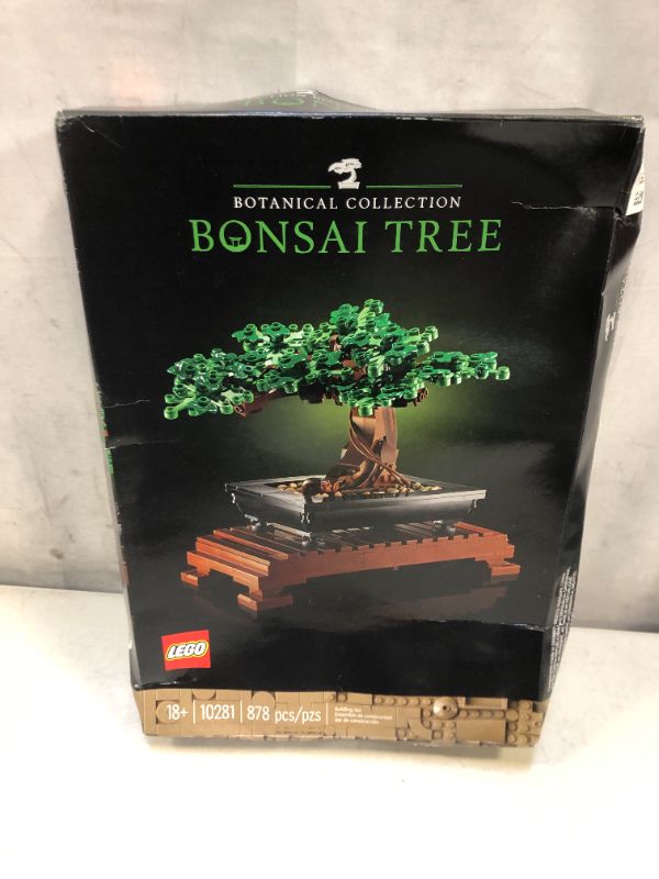 Photo 3 of LEGO Bonsai Tree 10281 Building Kit (878 Pieces) - BOX DAMAGED - HAS STICKER ON BOX -