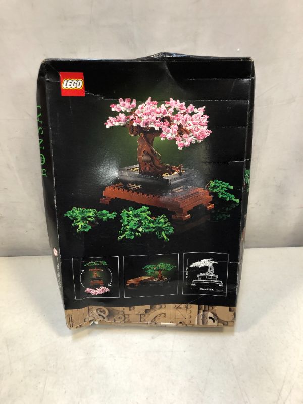 Photo 2 of LEGO Bonsai Tree 10281 Building Kit (878 Pieces) - BOX DAMAGED - HAS STICKER ON BOX -