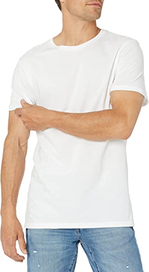 Photo 1 of AMAZON ESSENTIALS WHITE CREWNECK T-SHIRT - LARGE - 2 PC -