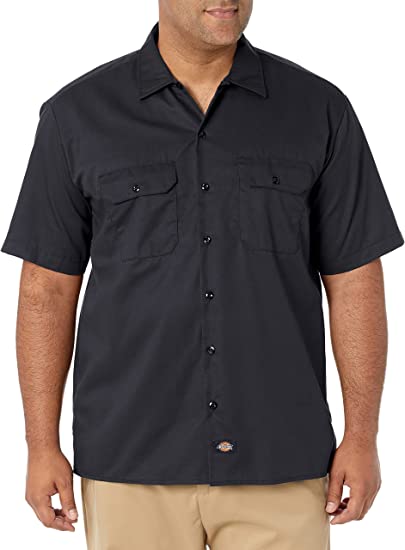 Photo 1 of Dickies Men's Short-Sleeve Work Shirt - LARGE -