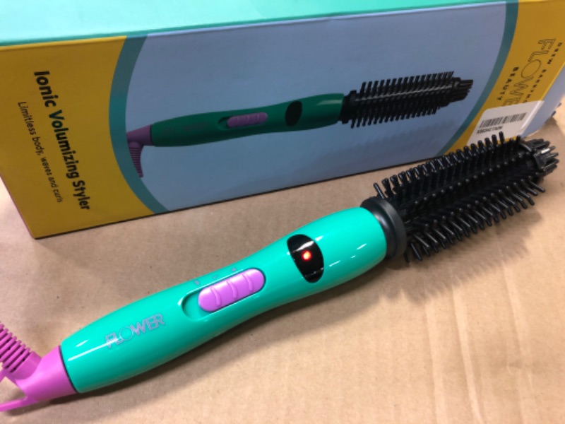 Photo 2 of Flower Beauty Ionic Volumizing Styler - Versatile Ceramic Styling Iron - Straightens, Curls, Adds Volume & Shine to Hair - Includes 2 Heat Settings