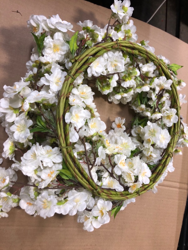 Photo 4 of 24” Cherry Blossom Wreath