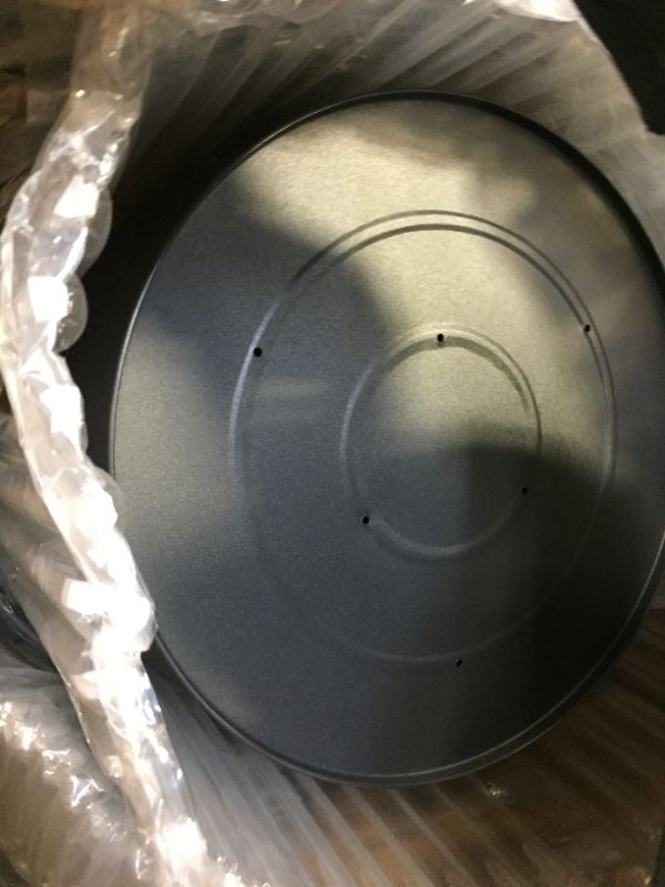 Photo 1 of Rotating Storage Rack, Rotating Multi-Layer Kitchen Shelf with 360° Movable Wheels Floor-Standing Vegetable Fruit Hollow Basket Rotating Trolleys, Household Storage Rack for Kitchen Living Room Toilet