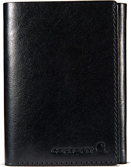 Photo 1 of Carhartt Men's Trifold, Durable Wallets, Available in Leather and Canvas Styles