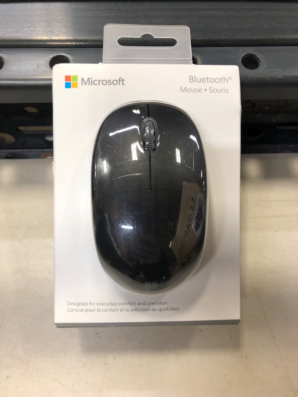 Photo 2 of Microsoft Bluetooth Mouse - Black. Comfortable design, Right/Left Hand Use, 4-Way Scroll Wheel, Wireless Bluetooth Mouse for PC/Laptop/Desktop, works with for Mac/Windows Computers  *FACTORY SEALED 