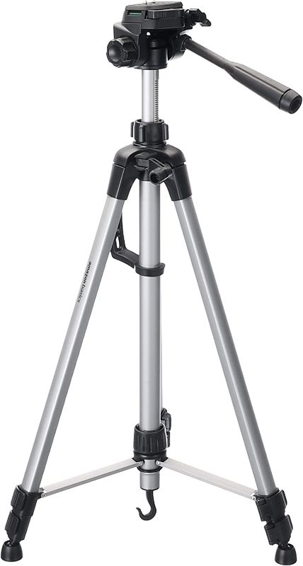 Photo 1 of AMAZON BASICS 60IN TRIPOD LIGHT WEIGHT WITH BAG 