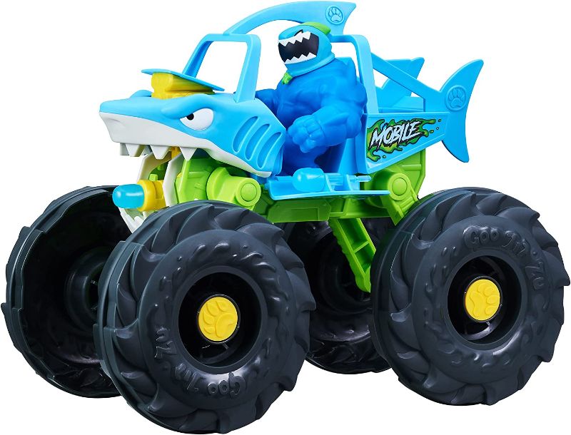 Photo 1 of Heroes of Goo Jit Zu "Stretch and Strike Thrash Mobile! Vehicle with Missile Launcher and Stretchy, Goo Filled Exclusive Race Suit Thrash.
