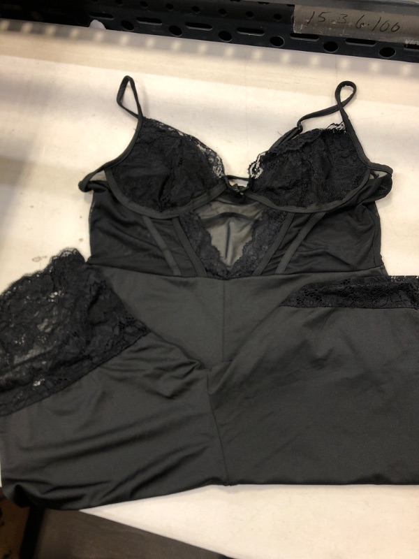 Photo 1 of LARGE LINGERE ROMPER BLACK 