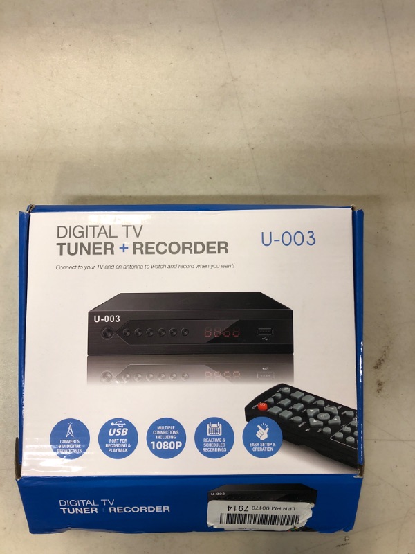 Photo 1 of DIGITAL TV TUNER + RECORDER     U-003