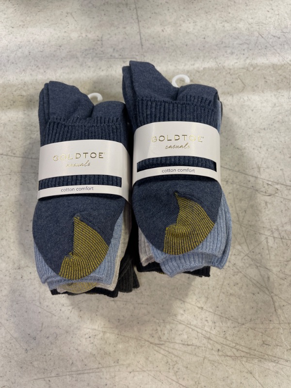 Photo 1 of 12 pairs goldtoe mens socks 