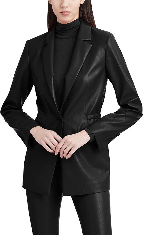 Photo 1 of BCBGMAXAZRIA Women's Button Front Blazer with Pockets - MEDIUM -