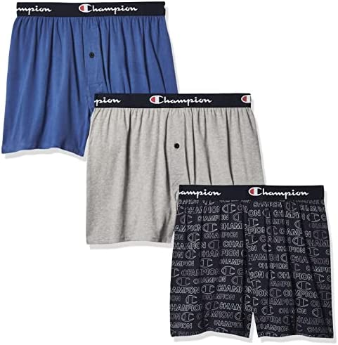Photo 1 of Champion Men's Everyday Cotton Stretch Knit Boxer (Pack of 3) - XL - ONE OF THEM WAS TRIED ON, THE OTHER TWO LOOK NEW -