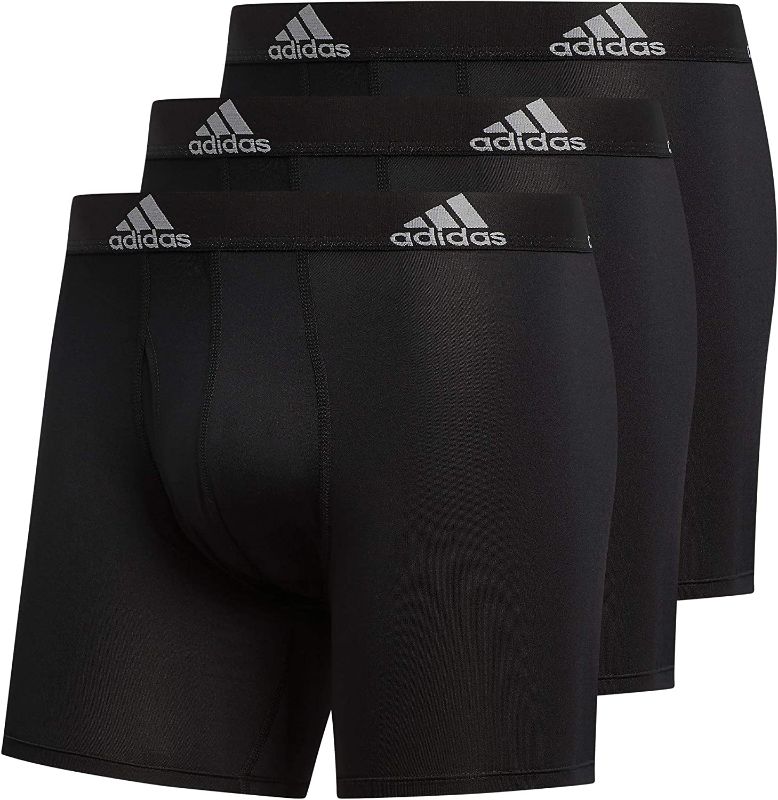 Photo 1 of adidas Men's Performance Boxer Brief Underwear (3-Pack) - XL -