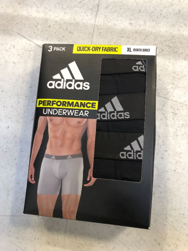 Photo 2 of adidas Men's Performance Boxer Brief Underwear (3-Pack) - XL -