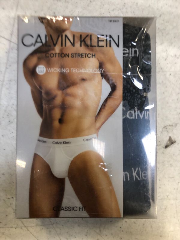 Photo 4 of Calvin Klein Men's Cotton Stretch 3-Pack Hip Brief - SMALL -