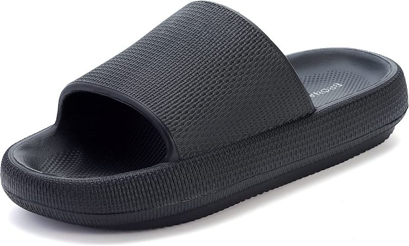 Photo 1 of BRONAX Cloud Slippers for Women and Men | Pillow Slippers Bathroom Sandals | Extremely Comfy | Cushioned Thick Sole - ITEM IS DIRTY - 6-7 Women/4.5-5.5 Men -