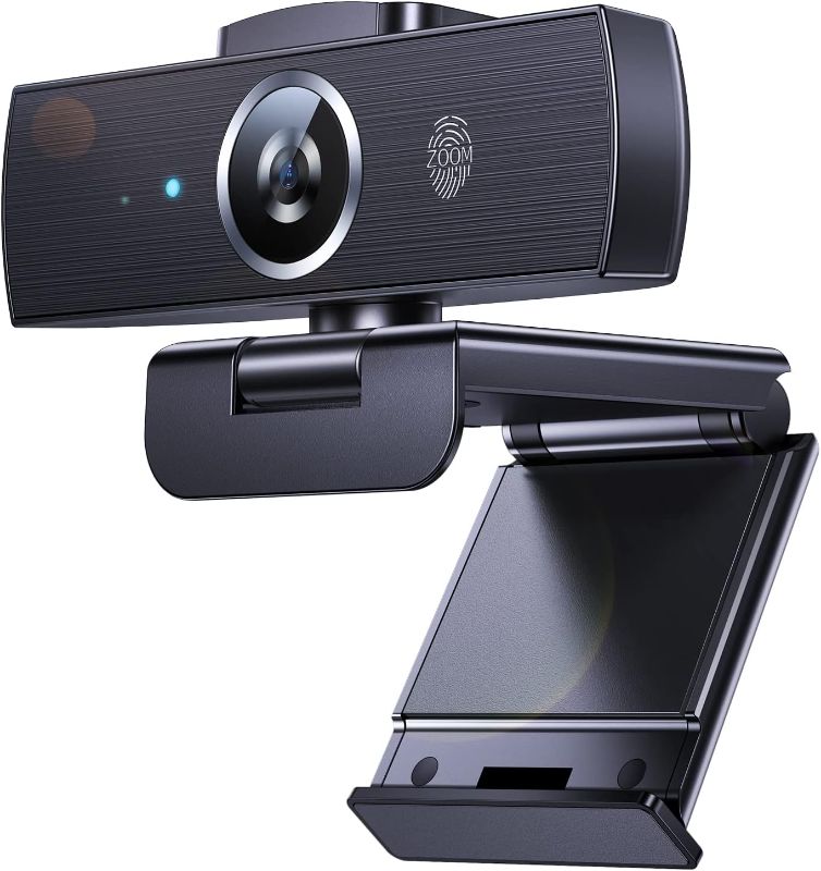 Photo 1 of SOOMFON 4K Webcam 8MP HD Autofocus Computer Camera with 8X Digital Zoom, Privacy Cover, Dual Stereo Noise-Cancelling Mics for Video Conferencing, Gaming, Streaming and More
