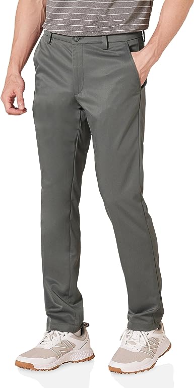 Photo 1 of Amazon Essentials Men's Slim-Fit Stretch Golf Pant GRAY 28W x 28L
