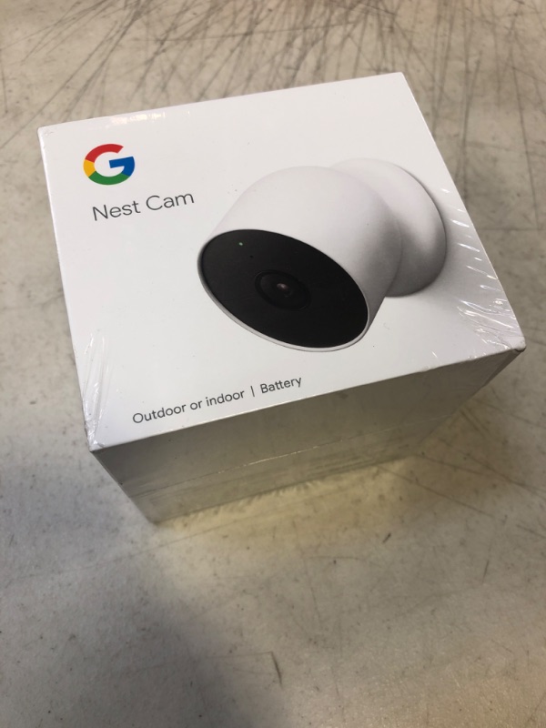 Photo 2 of *FACTORY SEALED* Google Nest Cam Outdoor or Indoor, Battery - 2nd Generation - 1 Pack 2nd Gen 1 Count (Pack of 1) Nest Cam (Outdoor or Indoor, Battery)