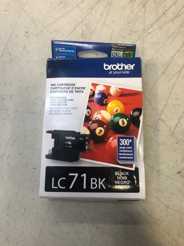 Photo 2 of Brother Lc71bk Innobella Ink Cartridge (Black) in Retail Packaging