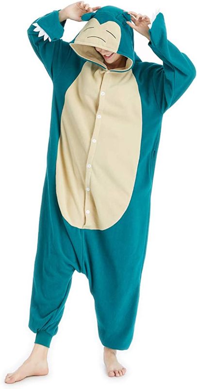 Photo 1 of Adult Cartoon  Pajamas Animal Onesies Jumpsuit Green XL
