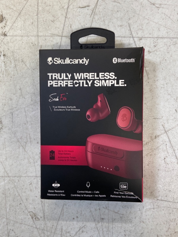 Photo 2 of Skullcandy S2tvw-n741 Sesh Evo True Wireless Earbuds with Microphone (deep Red) (1115622)
