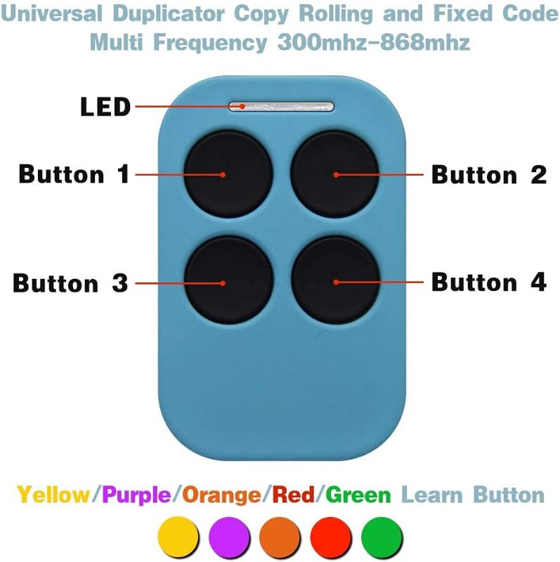 Photo 1 of X X-HOUSE Universal Duplicator Remote Garage Door Remote Copy Fixed Code and Rolling Code Remote Control with Frequenc