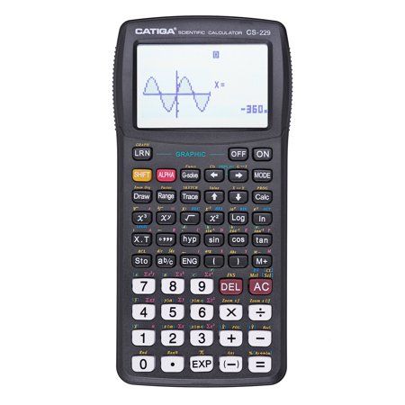 Photo 1 of CATIGA CS-229 Scientific Calculator with Graphic Functions - Multiple Modes with Intuitive Interface - Perfect for Beginner and Advanced Courses High / PRODUCT IS FACTORY SEALED
