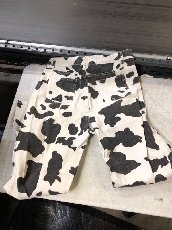 Photo 4 of COW PRINTED JEANS SIZE XL 