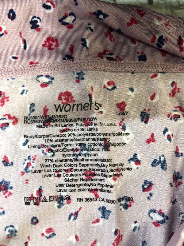 Photo 1 of 3 PAIRS OF WOMENS WARNER UNDERWEAR SIZE LARGE ** OUT OF PACKAGING BUT LOOK GOOD AS NEW 