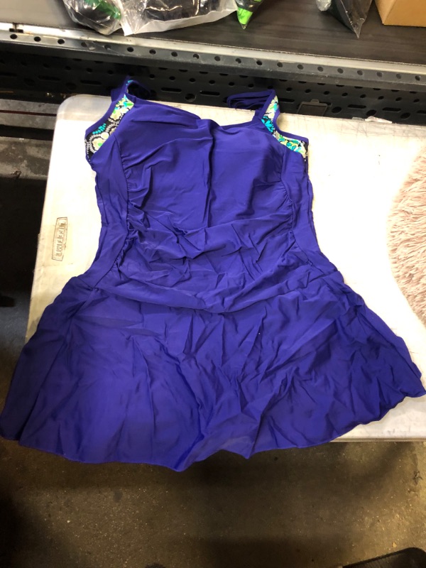 Photo 1 of 2XL BATHING SUIT DRESS PURPLE 