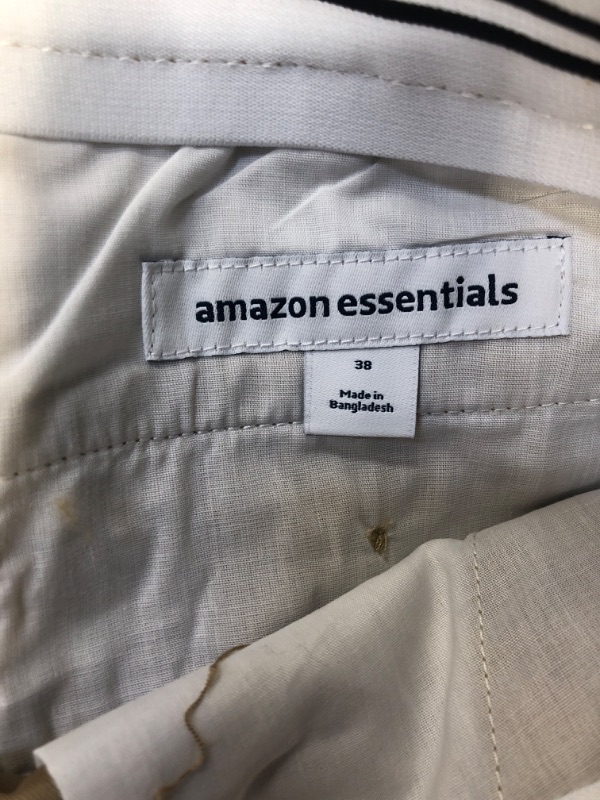 Photo 2 of AMAZON ESSENTIALS KHAKI SHORTS SIZE 38