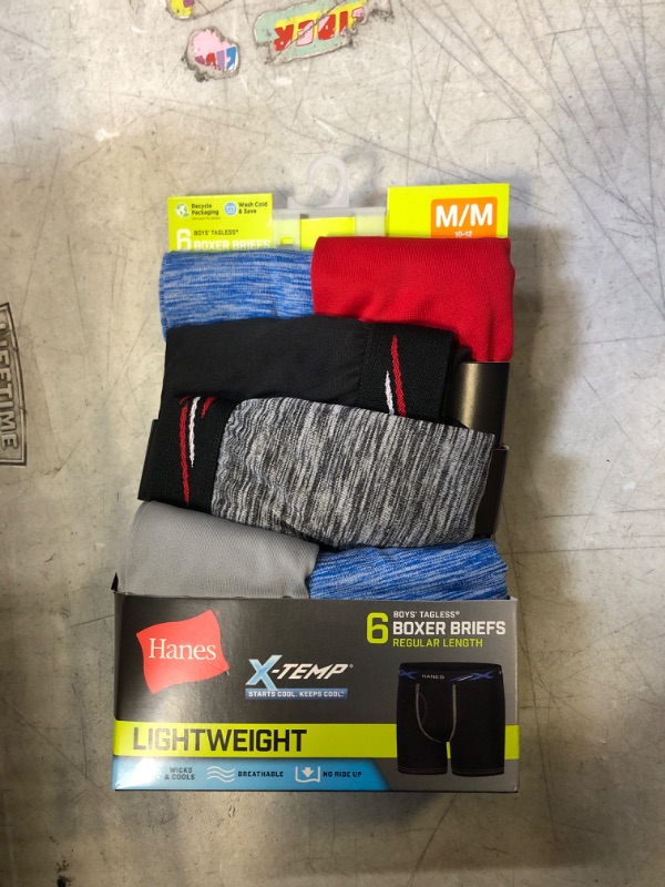 Photo 2 of Boys X-TempÂ® Lightweight Boxer Briefs 6-Pack
