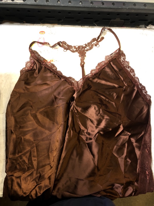 Photo 1 of AVIDLOVE SIZE 4XL BROWN LACE SET 