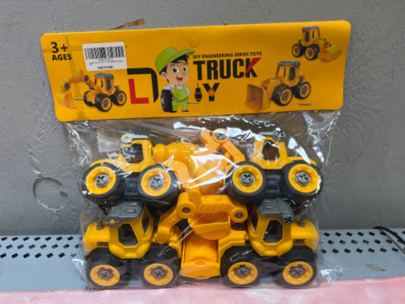 Photo 1 of GaHoo Take Apart Toys 4 Pack - DIY Construction Engineering Car Toy, Kids STEM Sand Toys for Toddlers Age 3-5, Building Sandbox Toys Truck, Birthday Gifts for Boys 2 3 4 5 6 Year Old