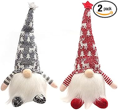 Photo 1 of 2PCS Christmas Gnomes with Ligh(New),Swedish Handmade Gnome Faceless Plush Doll,Ornaments Gnome Tabletop Santa Collectible Figurines for Home Decor,Birthday,Halloween
Visit the Yatihugy Store