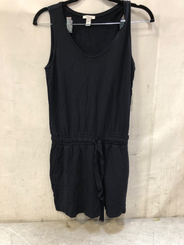 Photo 2 of Daily Ritual Women's Supersoft Terry Relaxed-Fit Sleeveless Scoopneck Jumpsuit SIZE XS 