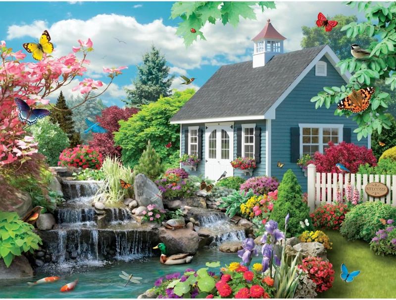 Photo 1 of Bits and Pieces – 300 Large Piece Jigsaw Puzzles for Adults - ‘Dream Landscape’ by Artist Alan Giana - 300 Piece Jigsaw Puzzle - 18" X 24"
