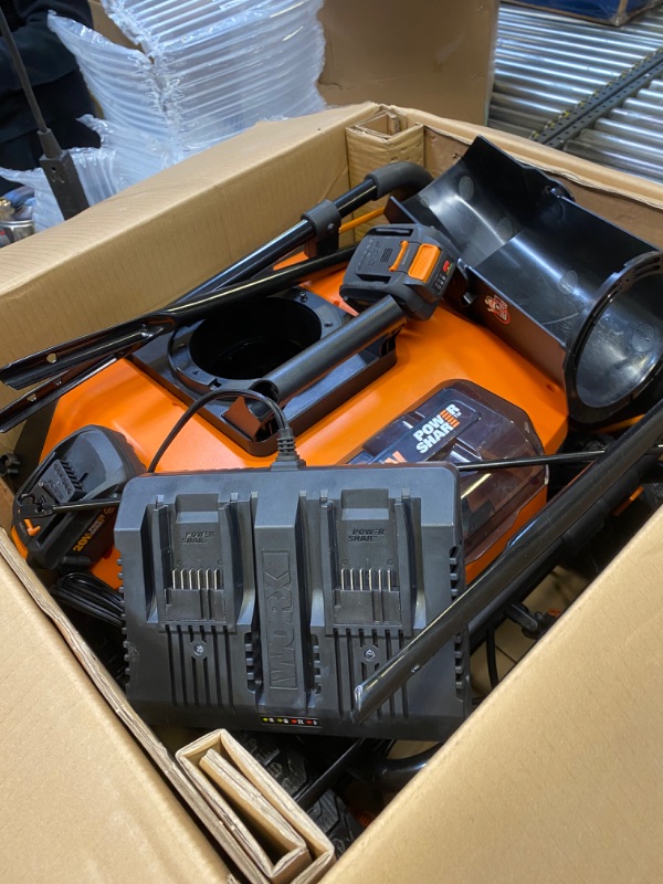 Photo 2 of **PARTS ONLY**Worx 40V 20" Cordless Snow Blower Power Share with Brushless Motor - WG471