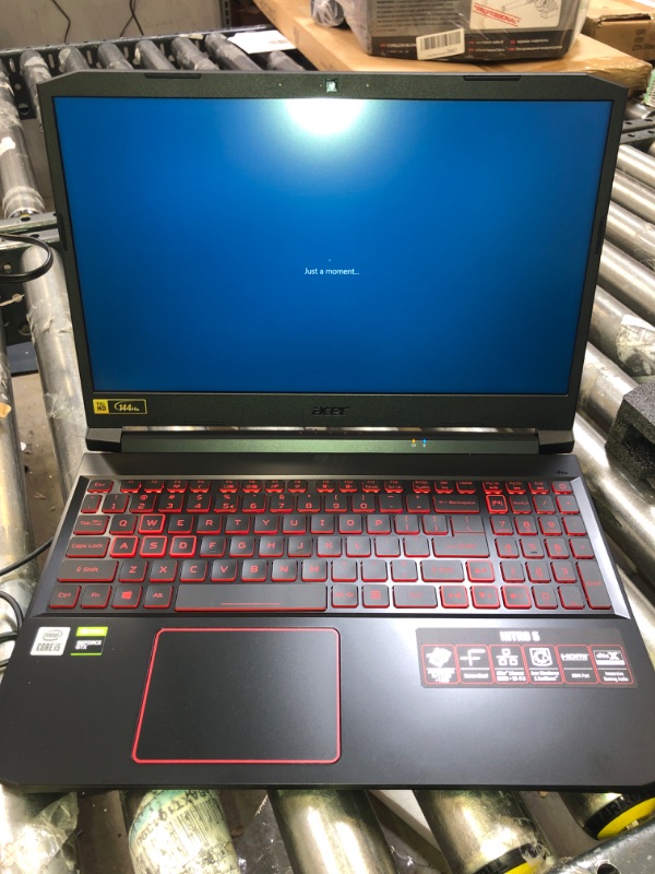 Photo 2 of Acer Nitro 5 AN515-57-79TD Gaming Laptop | Intel Core i7-11800H | NVIDIA GeForce RTX 3050 Ti Laptop GPU | 15.6" FHD 144Hz IPS Display | 8GB DDR4 | 512GB NVMe SSD | Killer Wi-Fi 6 | Backlit Keyboard
