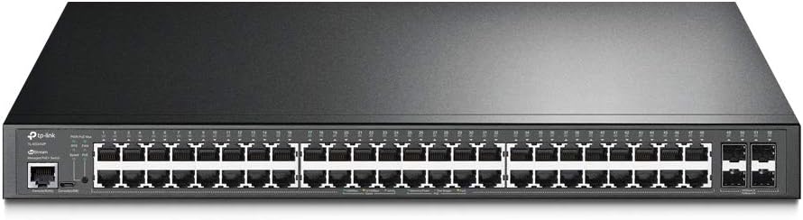 Photo 1 of TP-Link TL-SG3452P | 48 Port Gigabit L2+ Managed PoE Switch | 48 PoE+ Port @384W, 4 x SFP Slots | PoE Auto Recovery | Omada SDN Integrated | IPv6 | Static Routing | Limited Lifetime Protection
