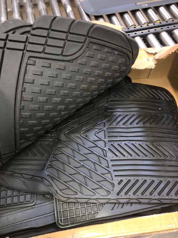 Photo 2 of Tesla Model Y Floor Mats TPE Full Set Liners All-Weather Waterproof Protect Cargo Interior Liner Accessories for 2020-2022 Model Y 8PCS