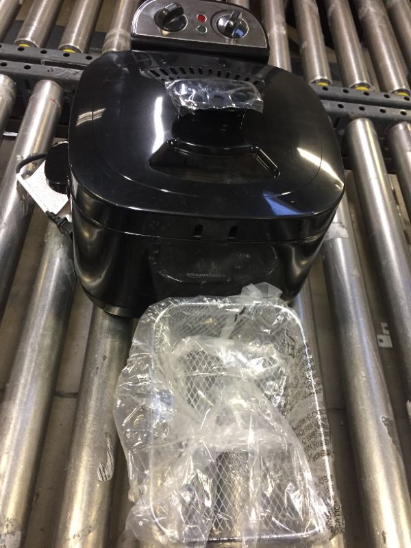 Photo 1 of Amazon Basics 2 Liter Electric Deep Fryer, Black
