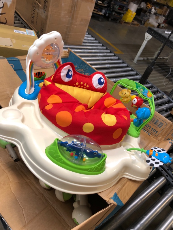 Photo 2 of Fisher-Price Jumperoo Baby Bouncer Activity Center with Lights Sounds Music and Infant Toys, Rainforest
has scratches*******
