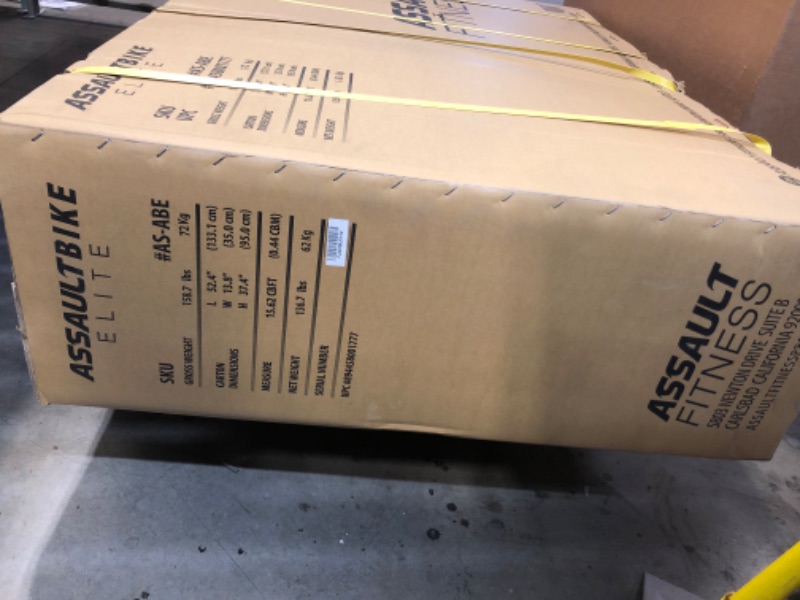 Photo 1 of ASSAULTFITNESS Assault AirBike Elite, Grey
FACTORY SEALED***********