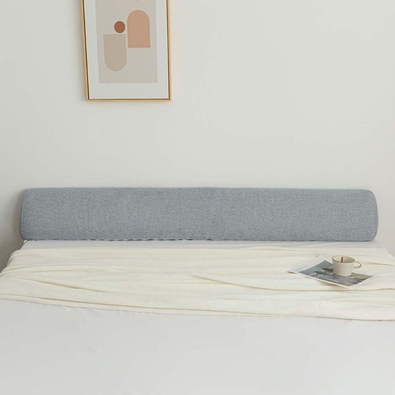 Photo 1 of  Column Bed Gap Filler Soft Mattress Pillow Stopper, Long Headboard Pillow,Thick Armrest Cushion,Bed Bridge Twin Bed Connector, Grey
DIRTY*******
