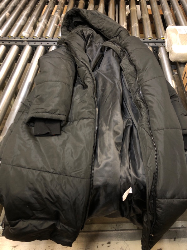 Photo 1 of large long black jacket