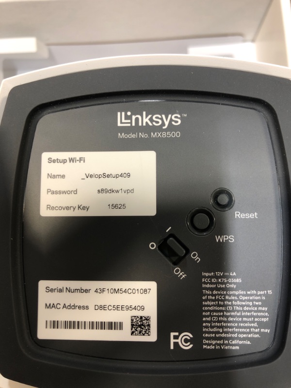 Photo 6 of Linksys MX8503 Atlas Max 6E Tri-Band Mesh Wi-Fi 6E System (3 Pack)