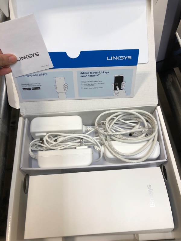 Photo 4 of Linksys MX8503 Atlas Max 6E Tri-Band Mesh Wi-Fi 6E System (3 Pack)